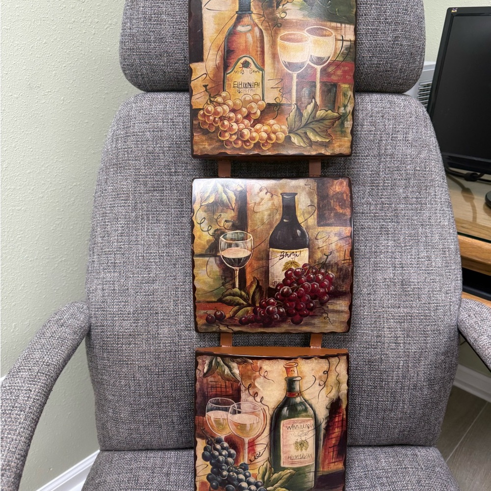 Wine Themed Wall Art Set